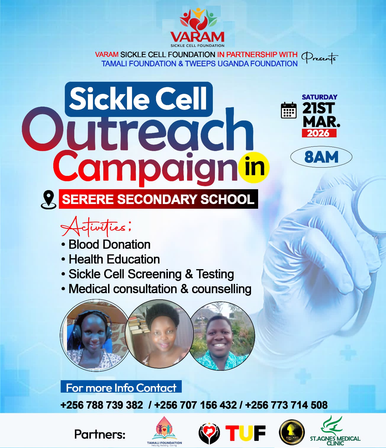 Outreach campaign in Serere secondary school