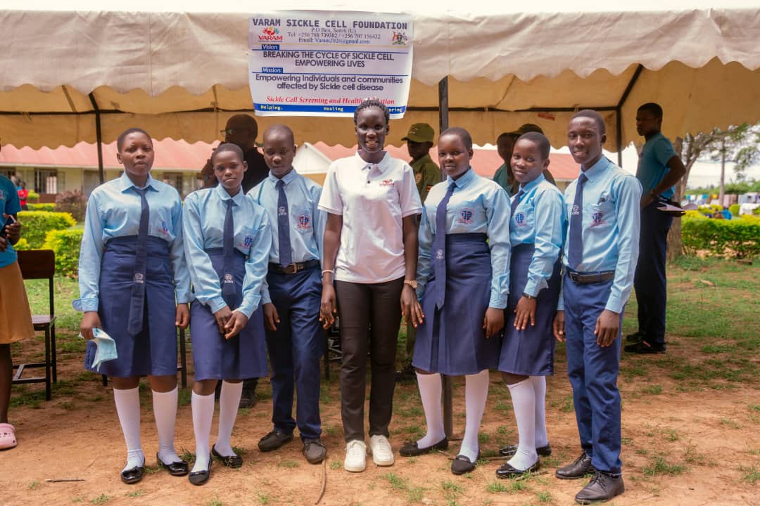 Outreach campaign in Serere secondary school